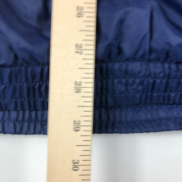 Vintage Nike Jacket Men's Large Blue & Black Half Zip Pull Over Puffer Pockets - Picture 14 of 15